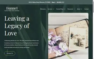 Dannel Funeral Home website