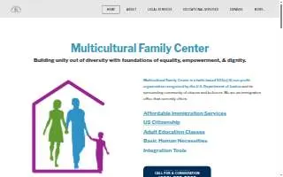Multicultural Family Center website