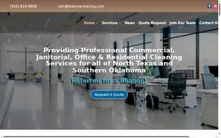 Texoma Cleaning, LLC website