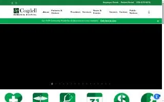 Cogdell Family Clinic website