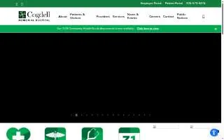 Cogdell Memorial Hospital website