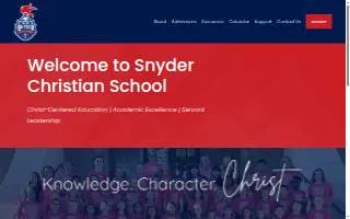 Snyder Christian School website