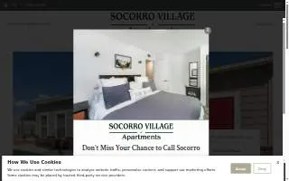 Socorro Village Apartments website