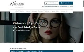 Kirkwood Eye Center website
