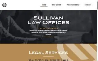 Sullivan Law Offices website