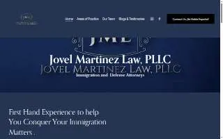Jovel Martinez Law, PLLC website