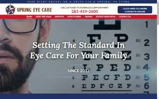 Spring Eye Care website