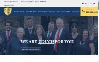Tough Law Firm website