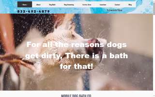 Mobile Dog Bath: Houston, Missouri City & Katy