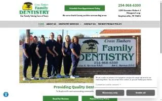 Cross Timbers Family Dentistry website