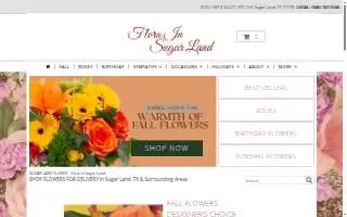 Flora In Sugar Land website
