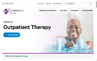 CHRISTUS Outpatient Therapy website