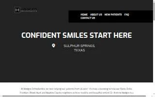 Hodges Orthodontics of Sulphur Springs website