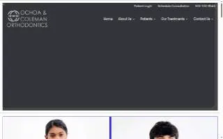 Ochoa & Coleman Orthodontics website