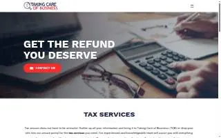 Taking Care of Business website