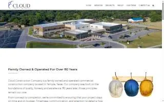 Cloud Construction Co Inc website
