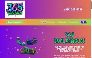365 Inflatables, LLC website