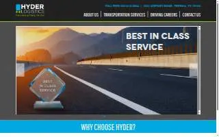 Hyder Logistics, LLC website