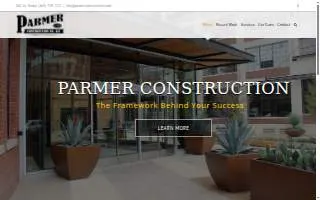 Parmer Construction website