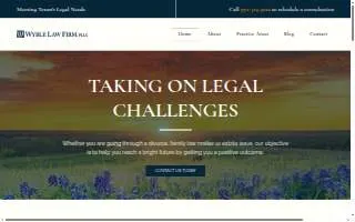 Wyble Law Firm, PLLC website