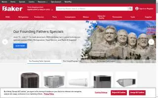 Baker Distributing Company of Texarkana website