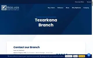 Highlands Residential Mortgage of Texarkana website