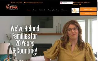 Texarkana Star Real Estate website
