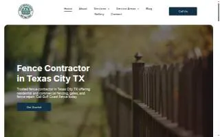 Gulf Coast Fence of Texas City website