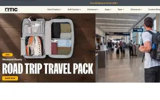RTIC Outdoors Retail Store website