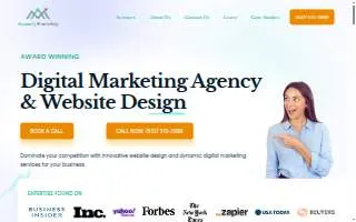 Ascendly Marketing and Website Design of The Colony website