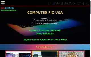 Computer Fix USA website