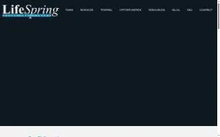 LifeSpring Behavioral Health website