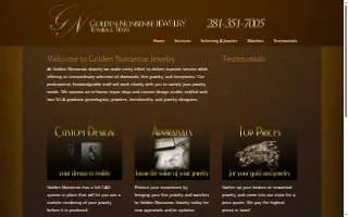 Golden Nonsense Jewelry website