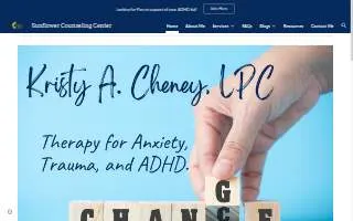 Sunflower Counseling Center of Tomball website