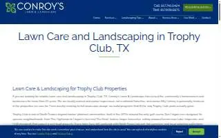 Conroy's Lawn & Landscape website