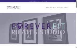 Foreverfit Pilates Studio website