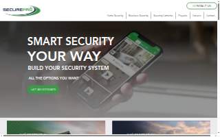 SECUREPRO - Home and Business Security Systems and Camera Systems website
