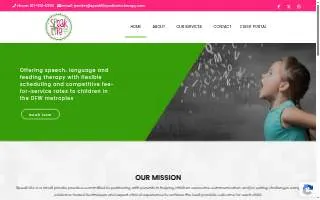 Speak Life Pediatric Therapy website