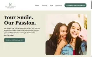 Blanchard Orthodontics of Tyler website