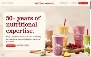 Smoothie King of Tyler website