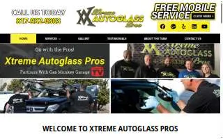Xtreme Autoglass Pros, LLC website