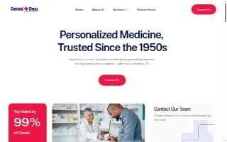 Central Drug website