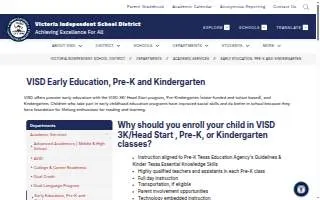 Head Start of Victoria website