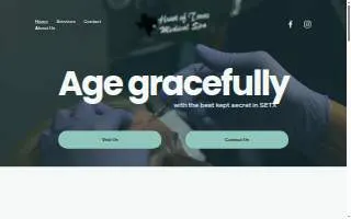 Heart of Texas Medical Spa website