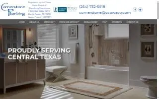 Cornerstone Plumbing website
