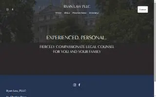 Ryan Law website
