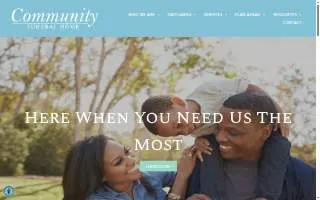 Community Funeral Home of Waxahachie website