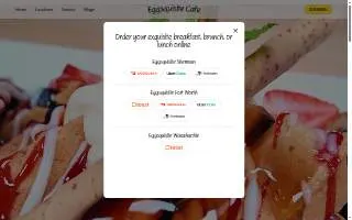 Eggsquisite Cafe - Waxahachie website