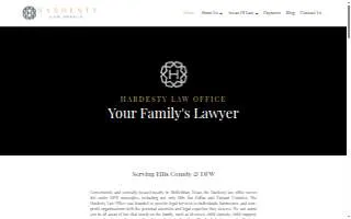 Hardesty Law Office, PLLC website