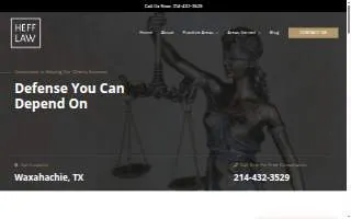 Heff Law PLLC website